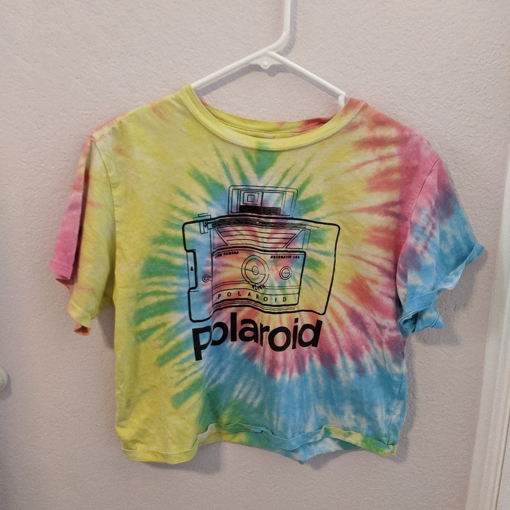 ☆tie dye polaroid shirt☆